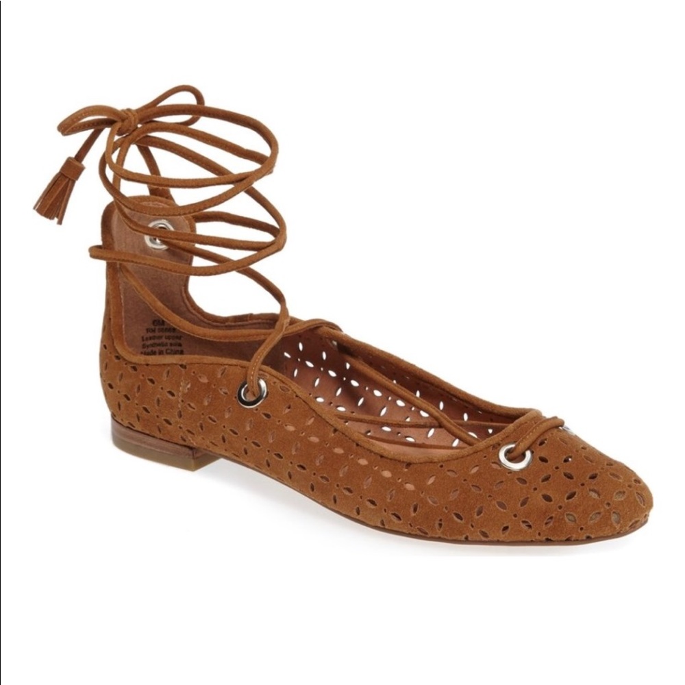 HALOGEN Nell’s Ghilli lace up flats size 8.5